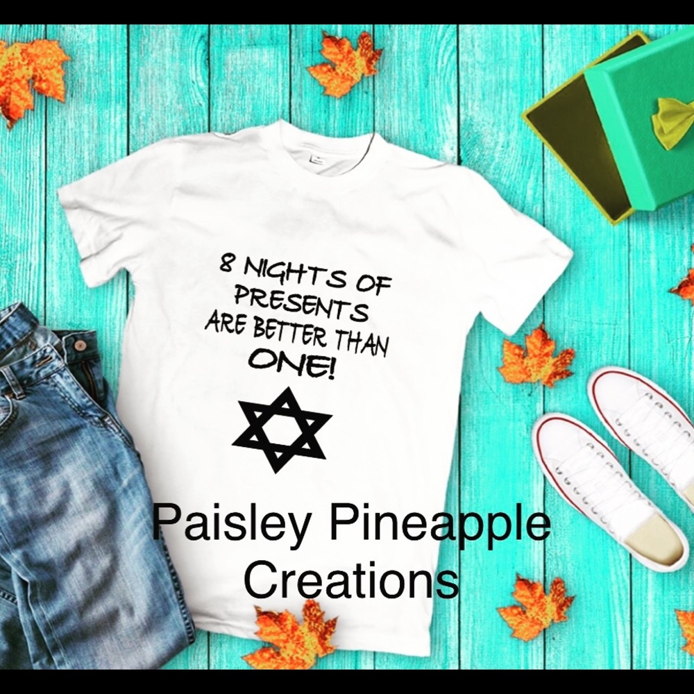 Hanukkah Shirt custom made Tee New